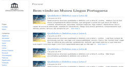 Desktop Screenshot of museulinguaportuguesa.org.br
