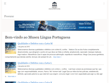 Tablet Screenshot of museulinguaportuguesa.org.br